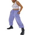 thumbnail image 4 of POINTERTECK Women Autumn Casual Pants Solid Color Drawstring Elastic-Waist Long Trousers with Pockets M, 4 of 7