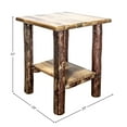 thumbnail image 3 of Glacier Country Collection Nightstand with Shelf, 3 of 7