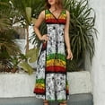 thumbnail image 4 of Robe Sans Manches Rasta Tree pour Femmes Robes d'Été 2024 Vêtements pour Femmes, 4 of 5