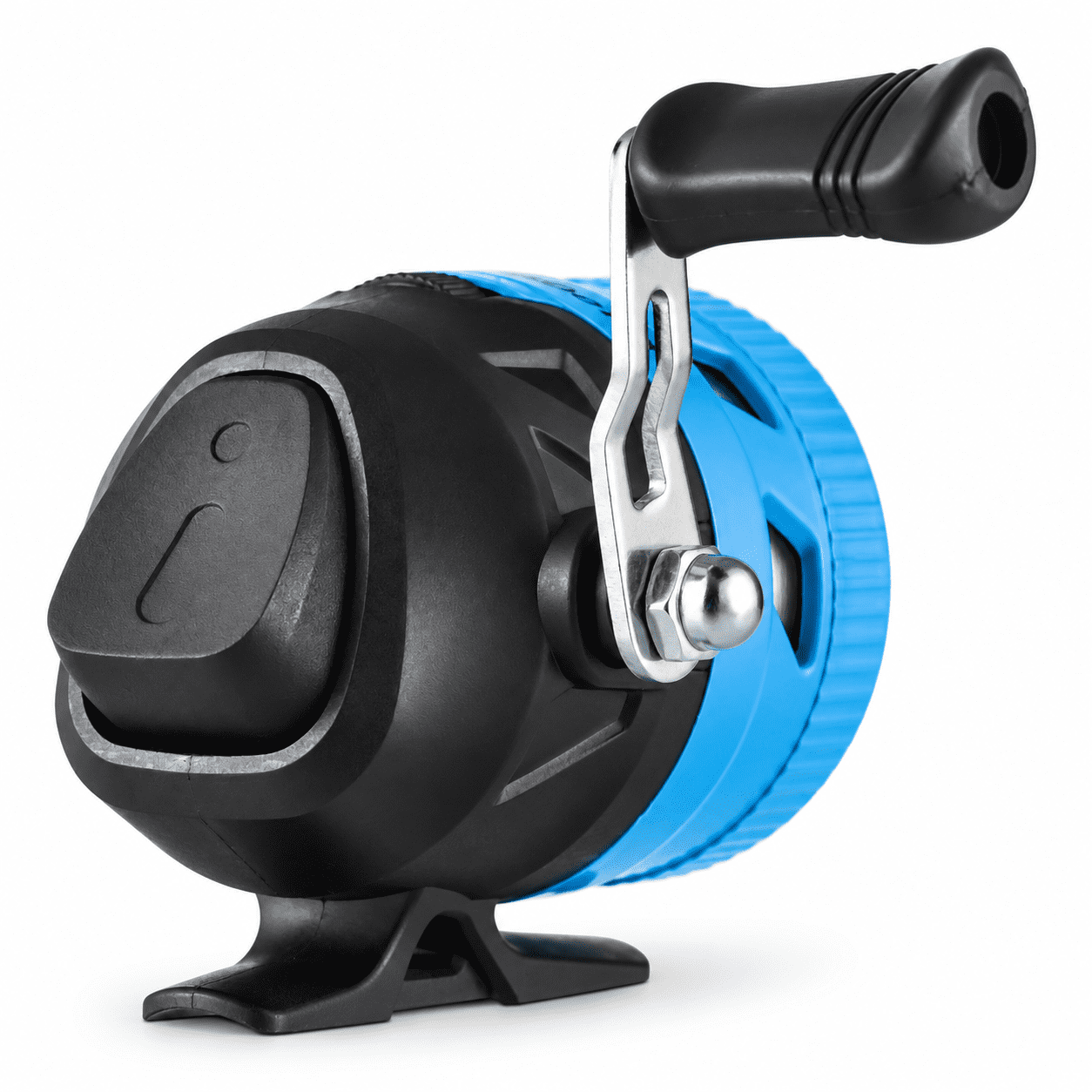 High Speed 3.4:1 Gear Ratio Right Hand Retrieve Pre-Spooled Spincast Fishing Reel 6.6-8.8lbs Smooth Drag Anti-Reverse Lightweight Outdoor Fishing Trip Gear Blue (3.94 inches / 10 cm)