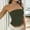Blackish Green, variant on WTXUE Womens Strapless Tube Tops Basic Tee Shirts Sleeveless Bandeau Going Out Crop Tops Slim Fit Tee Tops Tank Casual Short Shirts Tight Shirts Summer Outfits Beige L