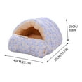 thumbnail image 3 of AZXY Covered Dog Beds,Dog Beds for Medium Sized Dogs,Washable Dog Bed Medium,Cute Warm Small Cat Bed,Chew Proof Cotton Funny Fuzzy Pet Beds for Cats Clearance, 3 of 6