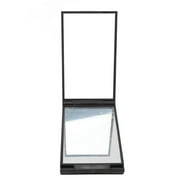 4 Way Mirror, Exquisite 360 Degree Plastic Frame Portable Folding Mirror For Home For Self Hair Cutting