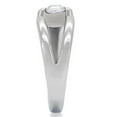 thumbnail image 6 of High polished (no plating) Stainless Steel Ring with AAA Grade CZ in Clear for Women Clear Stone Color Style TK190 Size 8, 6 of 6