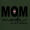 thumbnail image 5 of Wild Bobby, Mom Mode All Day Everyday Mother's Day Unisex Hoodie Sweatshirt, Forest Green, Medium, 5 of 6