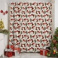 thumbnail image 2 of Christmas Western Cowboy Santa Shower Curtain for Bathroom, Seamless Boot Cow Cactus Waterproof Shower Curtains Washable Quick Dry with Hooks Bathtub Curtains 60x72IN, 2 of 9