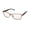 Brown, variant on NEW VERA WANG LUXE MADRI WOMENS/LADIES CAT EYE FULL-RIM WINE FRAME DEMO LENSES 51-15-133 FLEXIBLE HINGES EYEGLASSES/SPECTACLES