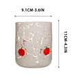 thumbnail image 3 of WWC Halloween Icon Glass Cup, 14 oz Bat Ghost Pumpkin Speckled Stemless Crystal Juice Glasses, Halloween Decor Drinkware for Party and Everyday, 3 of 6