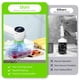 thumbnail image 2 of Sellador al vacío para tarros de cristal con pantalla digital, máquina selladora al vacío de alimentos portátil con bolsas selladas y 10 tapas para tarros de cristal, 2 of 6