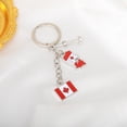 thumbnail image 4 of 2pcs Canadian Flag Key Rings Keychain Souvenir Bag Pendant, 4 of 9