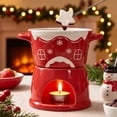 thumbnail image 4 of 6.76oz Ceramic Coffee Mug,Fondue Shape Cup with Candle Warmer, Dessert Cup for Party Kitchen Home Bar, 4 of 6