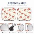 thumbnail image 6 of Haiem Cartoon Flat Mushrooms Windshield Sun Shade: Universal Foldable 2-Piece Car Front Window Sunshade - Blocks Uv Rays, And Reduces Heat,Essential Car Accessory Large, 6 of 7