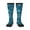 2 Black-1, variant on Construction Trucks print thigh-high socks, crafted for both men and women with a stretchy, high-opaque design perfect for daily wear