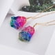 thumbnail image 4 of Collar Con Colgante De Cristal De Piedra Natural Para Mujer, Collar Con Colgante De Roca De Arco Iris De Piedra De Cristal Natural, Joyería De Piedras Preciosas Con Envoltura De Alambre Completo 1 Uds Moyic AP005931-00, 4 of 6