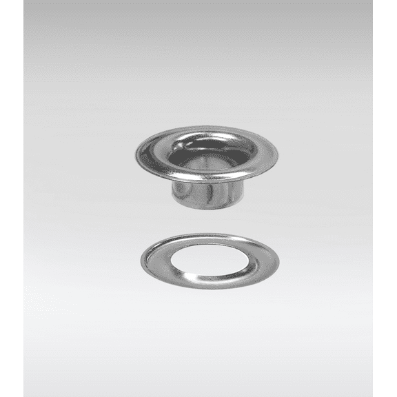 MICRON Marine Grade 304 Stainless Steel #2 Sheet Metal Grommet & Plain Washers (100 sets)