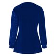 thumbnail image 4 of Uootdi Plus Size Sequin Tops for Women Sparkly Glitter Bow Crewneck Long Sleeve Shirts Evening Party Night Top Going Out Pullover Gift, 4 of 6