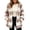Khaki, variant on Kezqiaxn Jackets for Women Fashion Plaid Long Sleeve Drawstring Waist Coats Winter Casual Hooded Outerwear with Pockets Fall Women'S Clothing Khaki XL
