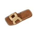 thumbnail image 2 of THDHVS Sandals for Women 2025,Women Sandals,Women's Fashionable and Casual Summer Solid Color Flat Casual Slippers Khaki 7.5, 2 of 4