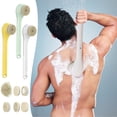 thumbnail image 1 of Cepillo de baño eléctrico | Depuradora de ducha exfoliante corporal automática | Mango largo y ergonómico | Limpieza Profunda y Masaje | Recargable resistente al agua | Cerdas suaves | 1200mAh | 1, 1 of 4