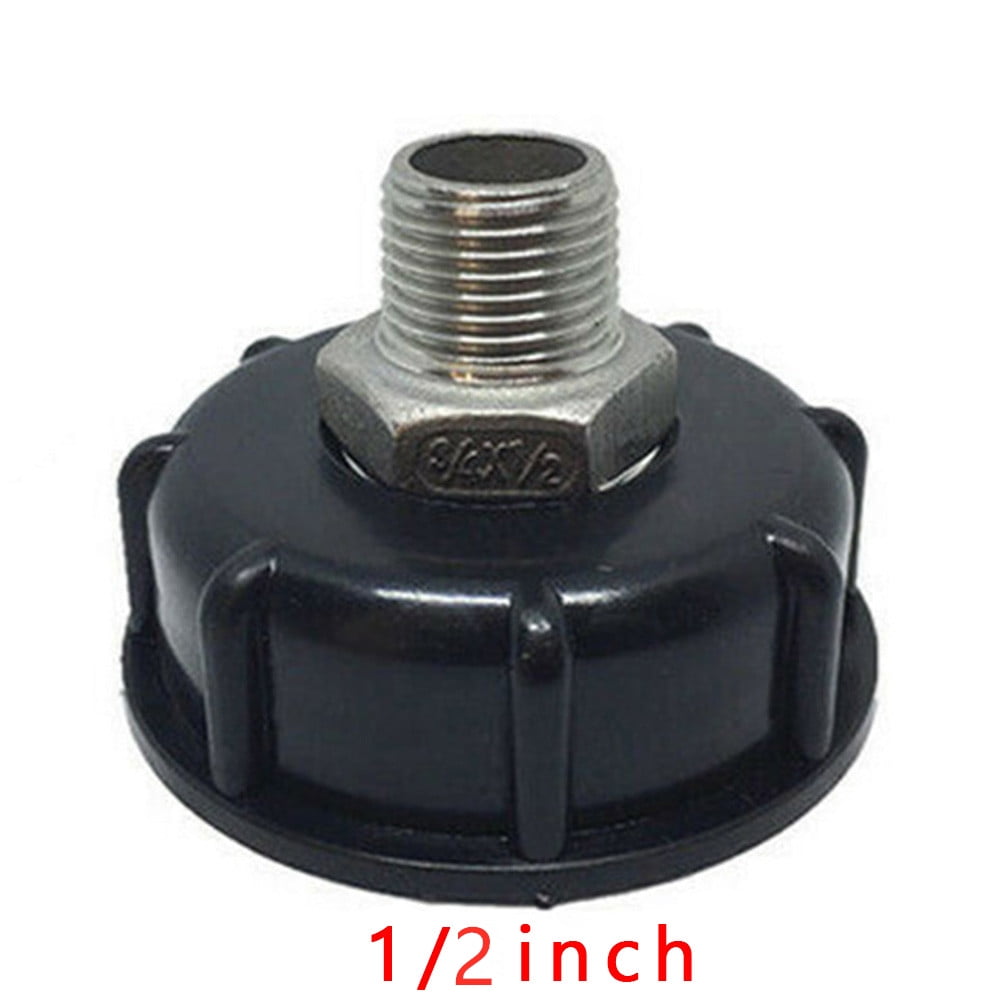 IBC Tank 62mm 75mm coarse inlet to S60x6 w/ Cap Replacement Valve Tap DN40 DN50 