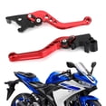 thumbnail image 1 of Brake Clutch Levers For YAMAHA YZF R3 R25 MT 25 2015-2017 Red, 1 of 5