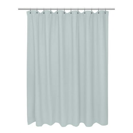 Pink Curtain Rod Finials Lengthen Shower Curtain