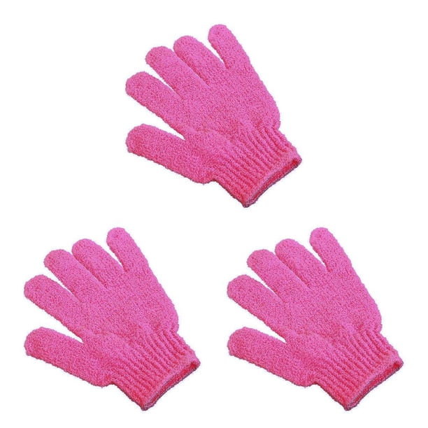 Matsuzay Bath Glove Body Shower Scrub Gloves Elastic Reusable Men Women Massage Scrubber Skin Exfoliator Portable Household Type1 NO1