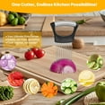 thumbnail image 3 of 【2 PCS】Onion Holder for Slicing - Stainless Steel Vegetable & Fruit Cutter Chopper Onions, Tomatoes, Avocados, Potatoes, Eggs, Meat Lemon Kitchen Slicer Assistant with Neat Guide Tenderizer., 3 of 4