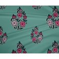 thumbnail image 4 of oneOone Polyester Lycra Fabric Leaves & Floral Block Print Sewing Fabric BTY 56 Inch Wide, 4 of 5