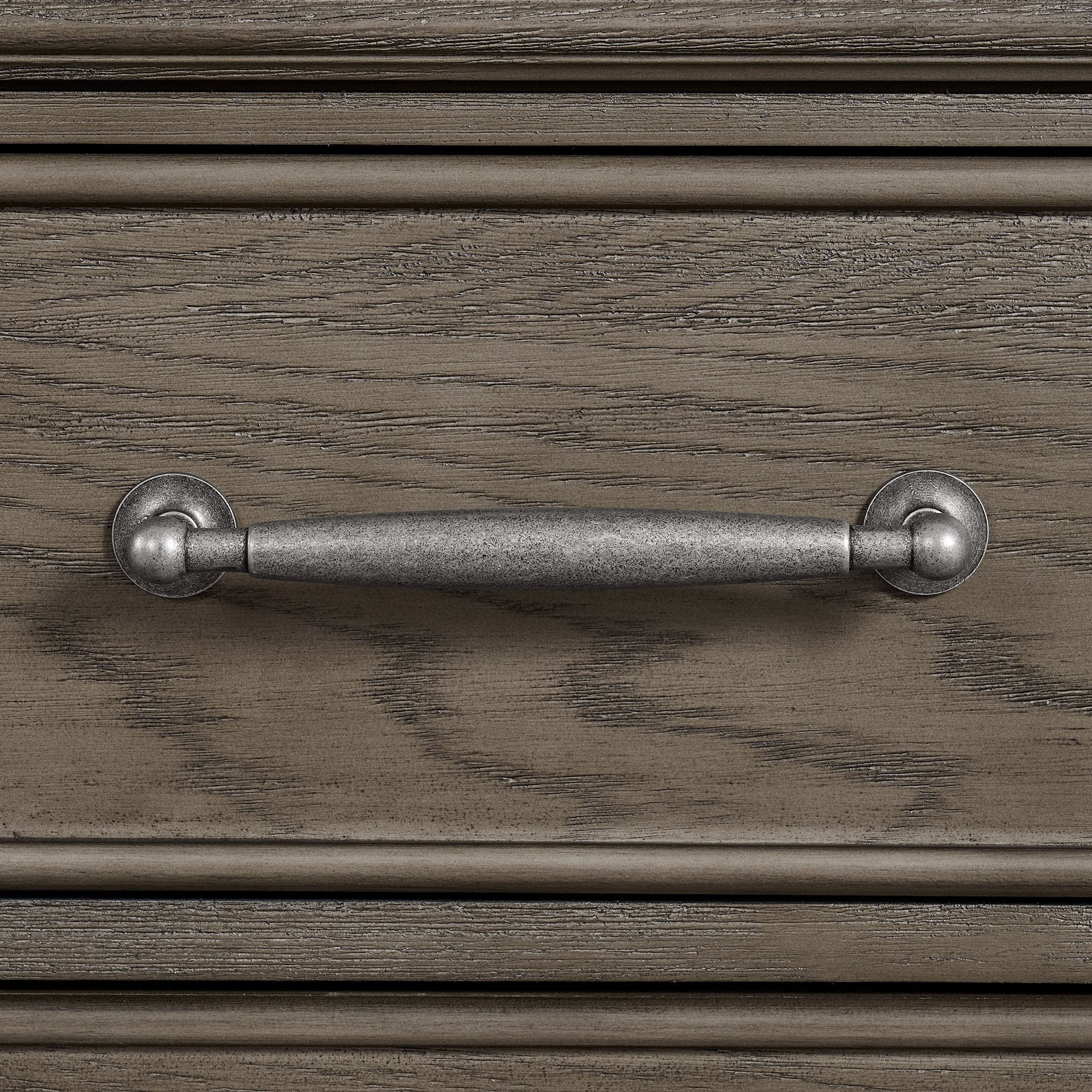 Picket House Furnishings Paterson  3-Drawer Nightstand  (Sliding Top) in Grey