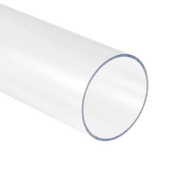 Rigide Rond Transparent Tube 59mm(2.32)ID x 63mm(2.48)OD x 305mm Longueur  Plastique Tube 