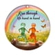 thumbnail image 1 of Colección de adornos de vidrio marino de la amistad | Colgante decorativo plano de 8 cm | Diseño de atardecer en la playa | Plástico duradero | Regalo significativo para amigos | Decoración navideña, 1 of 4
