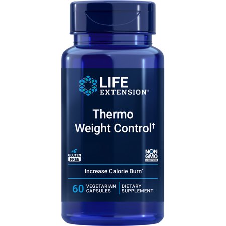 Life Extension Thermo Weight Control - Encourages fat burning healthy weight loss and thermogenesis - patented capsaicin extract - weight management - Gluten-Free Non-GMO - 60 Vegetarian Capsules