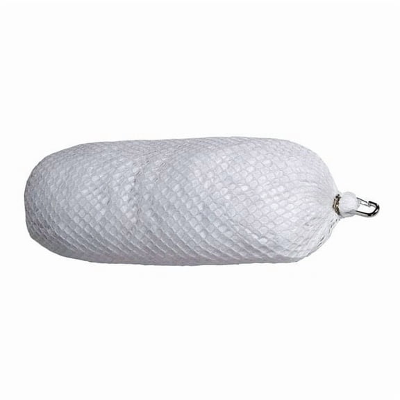 Spilltech Sorbent Boom, 18 gal, 8 in x 18 in, Oil, White, 10 PK WBB818