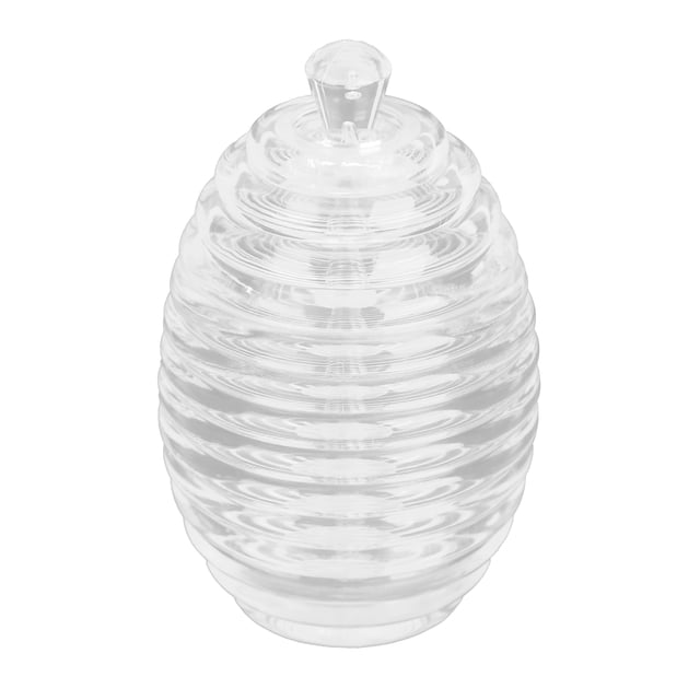 Tarro De Miel, Transparente De Gran Capacidad, 265 Ml, Hermoso Dispensador De Miel, Duradero Con Tapa, Cuchara Para Cocina Para Almacenar Miel Para Mujeres Y Niñas Para Almacenar