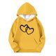 thumbnail image 4 of Sudadera con capucha para niños, con estampado degradado, mangas raglán, mangas largas, talla mediana a grande, informal, con capucha y bolsillos, blusa de poliéster para niños, 4 of 6