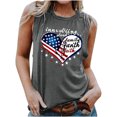 thumbnail image 1 of Qiopertar Blouse Sans Manches Imprimée Mode Décontractée pour Femmes Col Rond Sexy Pull-Over Slim Offres de la Semaine Liquidation à Moins de 5$ jusqu'à 90 % de Réduction, 1 of 4
