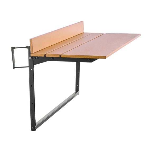 KFFKFF Terrace Suspended Table, 15 x 39 inch Collapsible Terrace Barrier Table, Exterior Terrace Pub Table for Barriers, 5-Stage Modifiable, Suitable for Barrier from 1" to 3.7", Utility Table