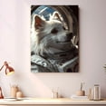 thumbnail image 4 of American Eskimo Dog Wall Decor - Space Wall Decor - Space Wall Art - Funny Dog Wall Art Poster - Cute Dog Home Decor - Dog Themed Gifts, 4 of 6