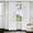 Grey, variant on Impressions Kyrie Lattice Textured Sheer Curtain Set of 2 with Grommet Header