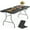 Black, variant on SUGIFT 5ft Folding Table Plastic Foldable Table for Indoor/Outdoor Use