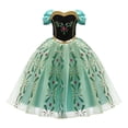thumbnail image 3 of Disney vestido de princesa para niña, disfraz de Elsa, Anna, Rapunzel, ropa de fiesta de cumpleaños para niño, Carnaval, Cosplay, Frozen1/2, Cenicienta, 3 of 5