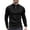 Black（mens shirts）, variant on GuangCheng George Mens Half Zip Pullover Sweatshirts,Casual Athletic Tops,Comfort,Stretch Fit,Warm Skinny Tops,Khaki,Size M