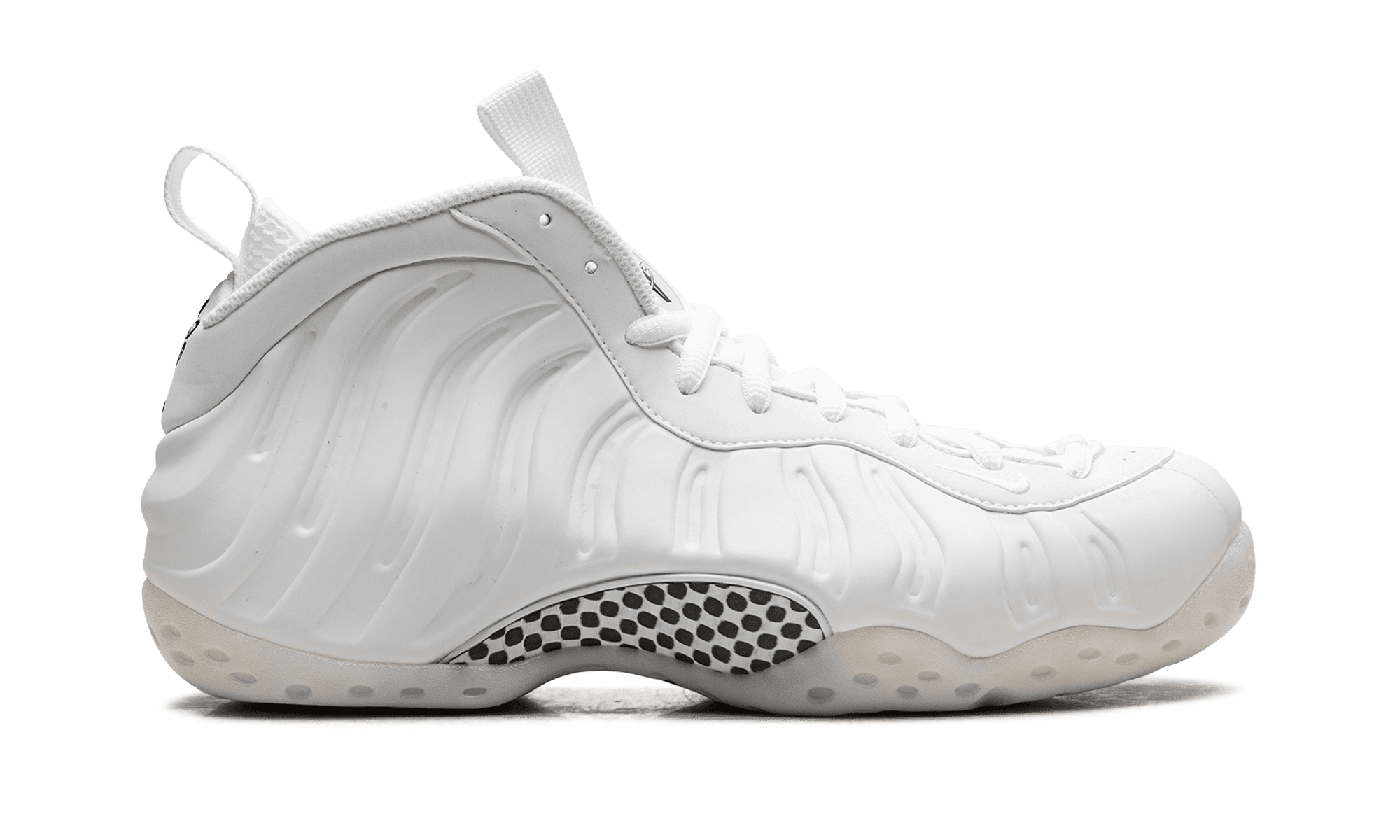 NIKE MENS Air Foamposite One "Triple White" HJ5195 100 HJ5195 100 from Stadium Goods