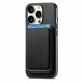 thumbnail image 2 of For Iphone 14 Plus Retro Magsafe Card Bag Pu Back Cover Phone Case(Black), 2 of 8