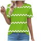 thumbnail image 1 of Tops Cortos para las Mujeres Cuello en V de Moda Casual Manga Corta Primavera Verano Top, Tops de Baile para las Mujeres, 1 of 4