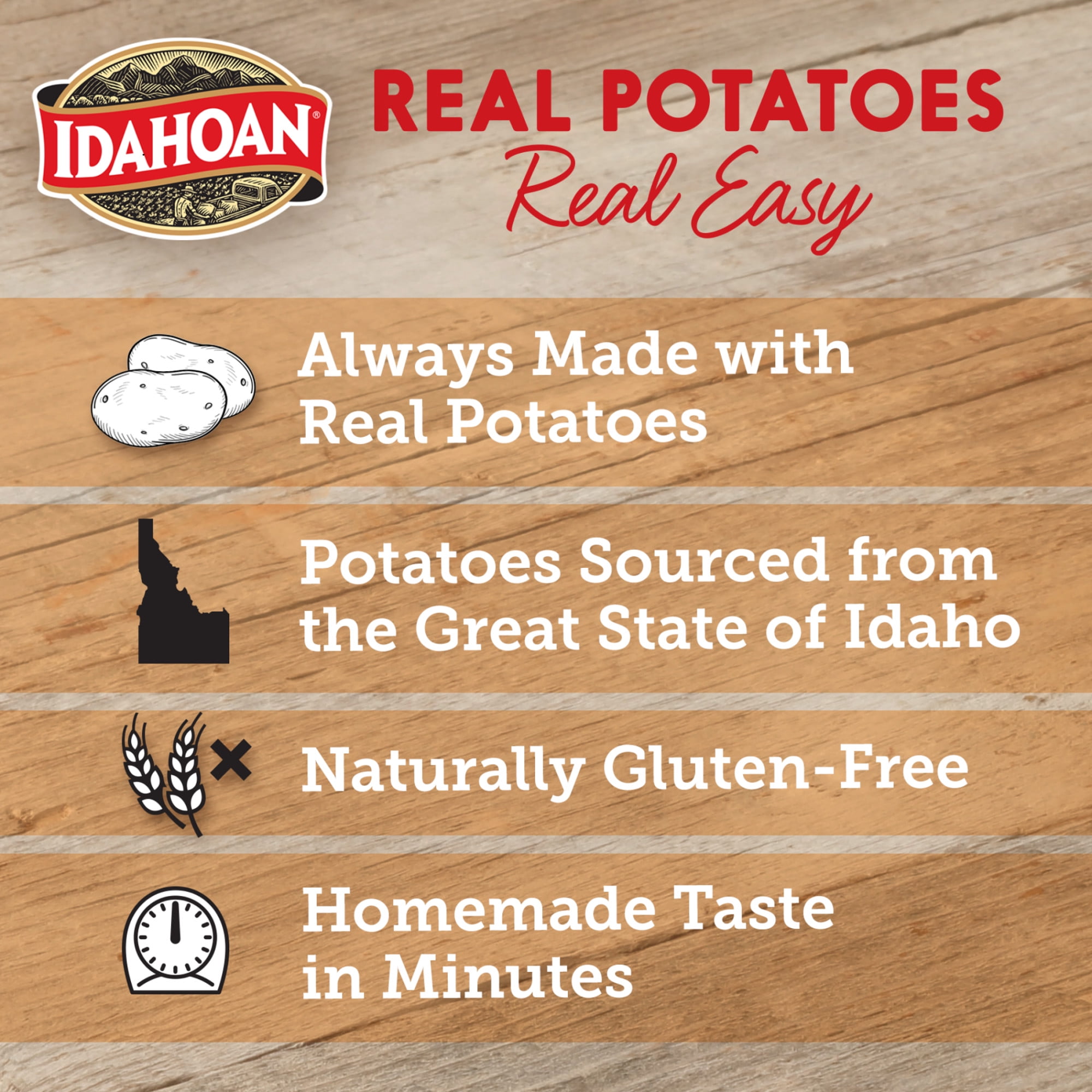 Idahoan instant loaded mashed potatoes sale