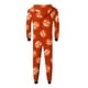thumbnail image 4 of Family Halloween Pjs Matching Sets Halloween Print Long Sleeve Zippered One Piece Pajama Hooded Jumpsuit Winter Halloween Pjs Family Set, 4 of 4