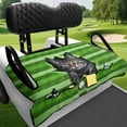 thumbnail image 4 of XYZCANDO Cute Tabby Cat Print Universal Golf Cart Seat Cover With 4 Storage Pockets - Non-slip Washable Golf Cart Accessory, 4 of 9