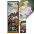 thumbnail image 1 of Hilo algodón ecológico bordado Likrtyny 11CT 3 hebras impresión 30*80cm kit serie paisaje punto cruz Monte Fuji, 1 of 9
